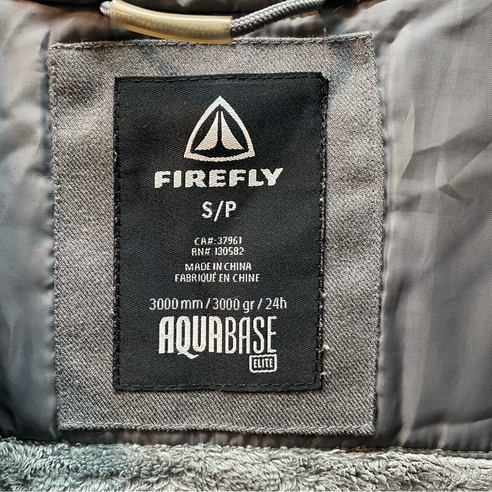 Firefly Anita Parka Womens Small Grey Faux Fur Hood Aquabase Elite Jacket - Picture 2 of 13